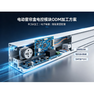 电动窗帘盒电控模块ODM加工方案